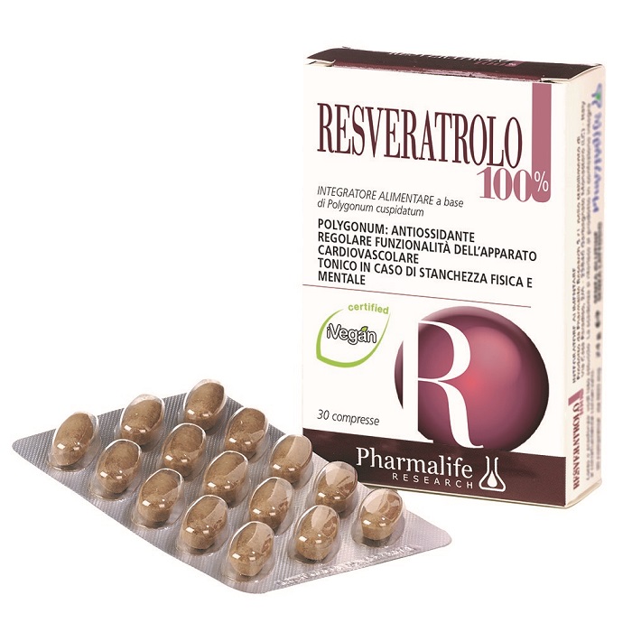 RESVERATROLO 100% 30 COMPRESSE - farmasconti.eu