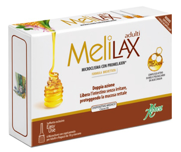 MELILAX ADULTI MICROCLISMI 6 PEZZI 10 G - farmasconti.eu