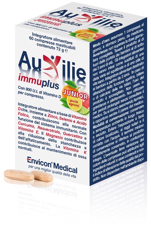 AUXILIE IMMUPLUS JUNIOR 30 COMPRESSE - farmasconti.eu