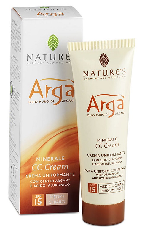ARGA' CC CREAM VISO MEDIO CHIARA 50 ML NATURE'S - farmasconti.eu