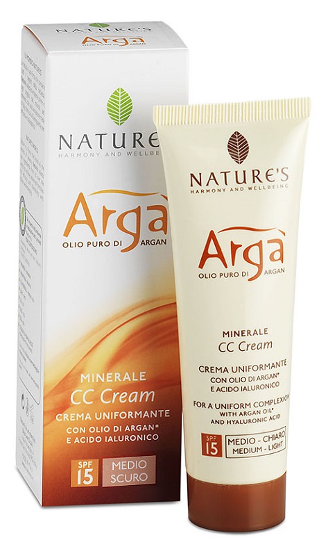 ARGA' CC CREAM VISO MEDIO SCURA 50 ML NATURE'S - farmasconti.eu