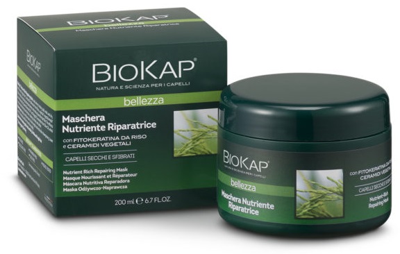 BIOKAP BELLEZZA MASCHERA NUTRIENTE/RIPARATRICE 200 ML BIOSLINE - farmasconti.eu