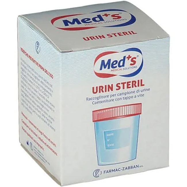 CONTENITORE MEDS URINA STERILE SOTTOVUOTO 120 ML - farmasconti.eu
