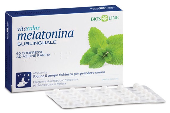 BIOS LINE VITACALM MELATONINA SUBLINGUALE 60 COMPRESSE 1 MG - farmasconti.eu