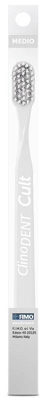 CLINODENT CULT BIANCO SPAZZOLINO DA DENTI MEDIO - farmasconti.eu