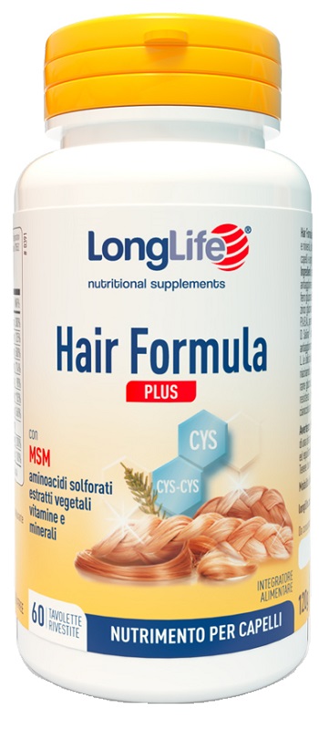 LONGLIFE HAIR FORMULA PLUS 60 TAVOLETTE - farmasconti.eu