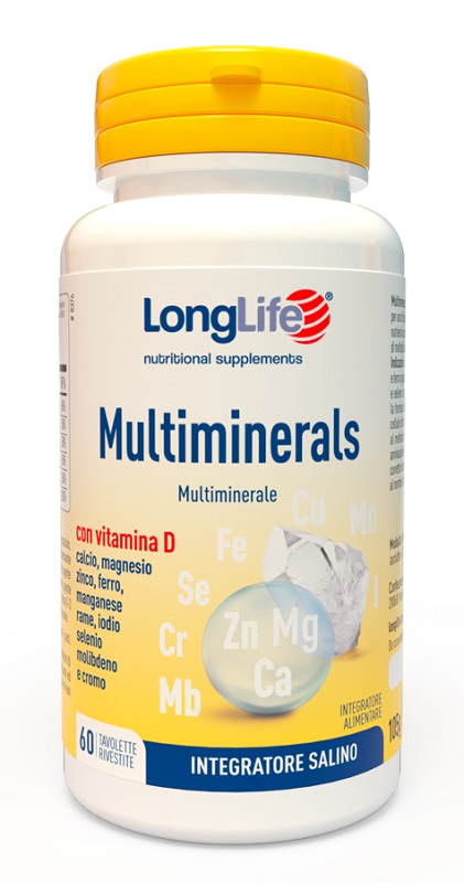 LONGLIFE MULTIMINERALS 60 TAVOLETTE RIVESTITE - farmasconti.eu