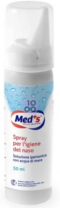 SPRAY MEDS IPERTONICO ACQUA NASO 50 ML - farmasconti.eu