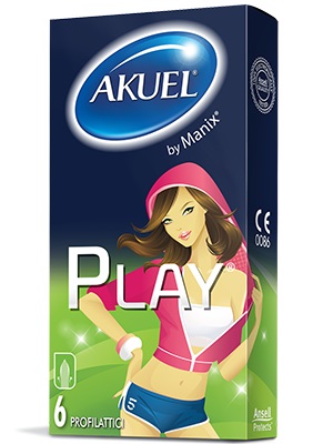 PROFILATTICO ANSELL AKUEL BY MANIX PLAY B 12 PEZZI - farmasconti.eu