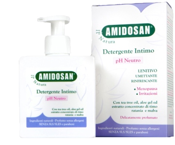 AMIDOSAN II NATURA DETERGENTE INTIMO PH NEUTRO 250 ML - farmasconti.eu