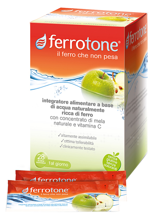 FERROTONE APPLE 28 SACCHETTI 25 ML - farmasconti.eu