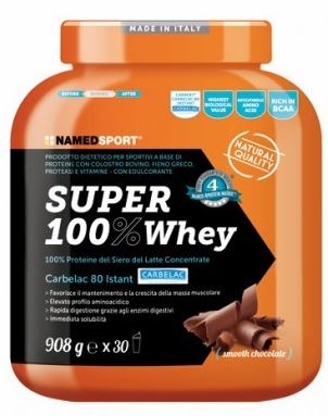 SUPER100% WHEY SMOOTH CHOCOLATE 908 G - farmasconti.eu