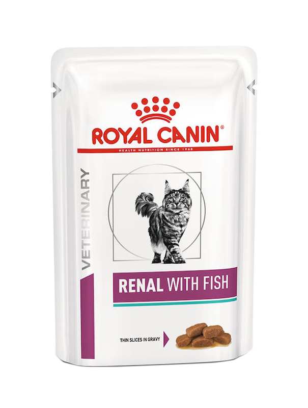 VETERINARY HEALTH NUTRITION WET CAT RENAL FISH 12X85 G - farmasconti.eu