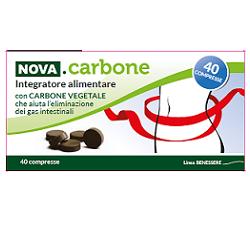 NOVA CARBONE VEGETALE 40 COMPRESSE - farmasconti.eu