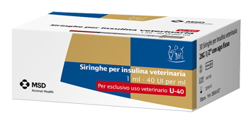SIRINGA INSULINA USO VETERINARIO MSD-AH 30 SIRINGHE 40 UI/ML - farmasconti.eu