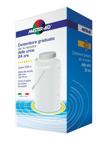 CONTENITORE RACCOLTA URINA MASTER-AID 24 H 2500 ML - farmasconti.eu