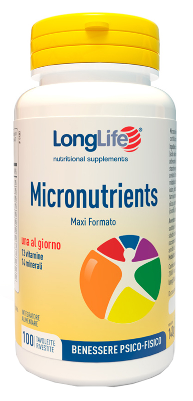 LONGLIFE MICRONUTRIENTS 100 TAVOLETTE RIVESTITE - farmasconti.eu