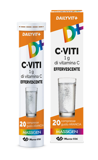 MASSIGEN VITAMINA C 1G EFFERVESCENTE 20 COMPRESSE - farmasconti.eu