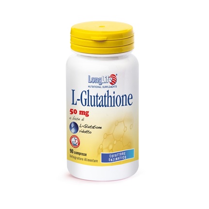 LONGLIFE L-GLUTATHIONE 50 MG 90 COMPRESSE - farmasconti.eu