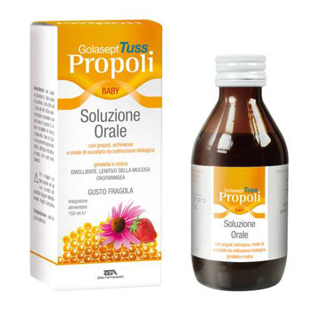 GOLASEPT TUSS PROPOLI BABY SOLUZIONE ORALE 150 ML - farmasconti.eu