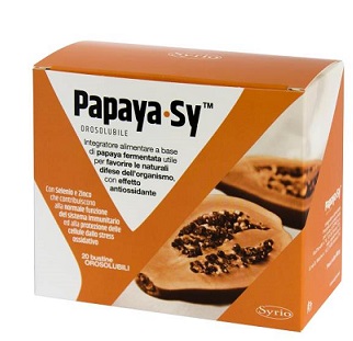 PAPAYA-SY 20 BUSTINE 92 G POLVERE OROSOLUBILE - farmasconti.eu