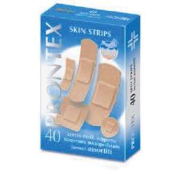 CEROTTO PRONTEX SKIN STRIPS 6 FORMATI ASSORTITI ASTUCCIO 40 PEZZI - farmasconti.eu