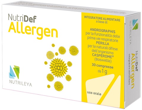 NUTRIDEF ALLERGEN 30 COMPRESSE - farmasconti.eu