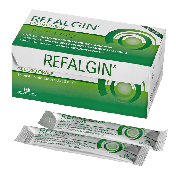 REFALGIN GEL OROSOLUBILE ANTIREFLUSSO 14 BUSTINE 15 ML - farmasconti.eu