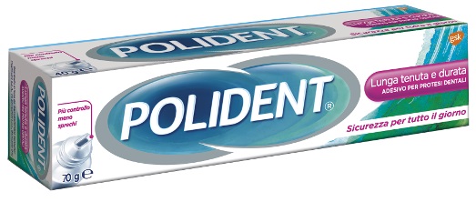 ADESIVO PROTESI DENTALI POLIDENT LUNGA TENUTA 70 G - farmasconti.eu