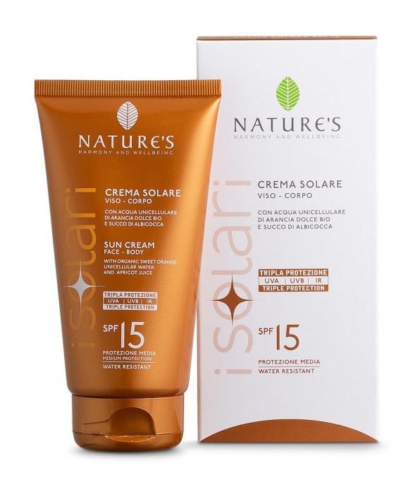 NATURE'S I SOLARI CREMA SOLARE VISO E CORPO SPF 15 IR SUN 150 ML - farmasconti.eu