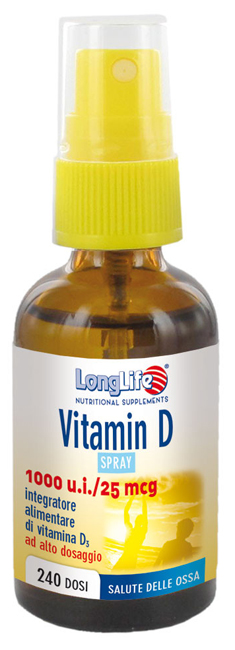 LONGLIFE VITAMIN D 1000UI SPRAY 30 ML - farmasconti.eu