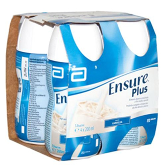 ENSURE PLUS VANIGLIA 4 BOTTIGLIE DA 200 ML - farmasconti.eu