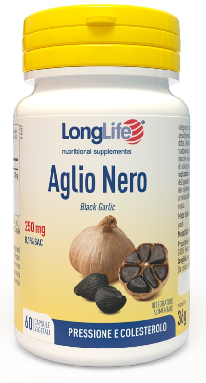 LONGLIFE AGLIO NERO 60 CAPSULE VEGETALI - farmasconti.eu