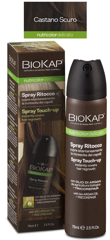BIOS LINE BIOKAP NUTRIDEL SPRAY RITOCCO CASTANO SCURO 75 ML - farmasconti.eu