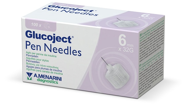 AGO PER PENNA DA INSULINA GLUCOJECT 6 MM GAUGE 32 100 PEZZI - farmasconti.eu