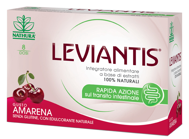 LEVIANTIS SENZA GLUTINE GUSTO AMARENA 8 DOSI / 16 BUSTE - farmasconti.eu