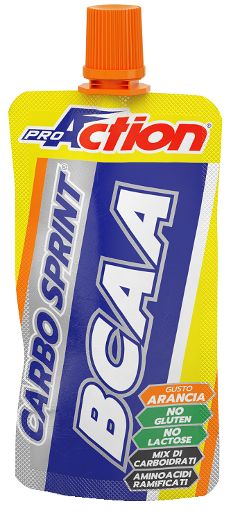PROACTION CARBO SPRINT ENDURANCE BCAA ALL'ARANCIA 50 ML - farmasconti.eu