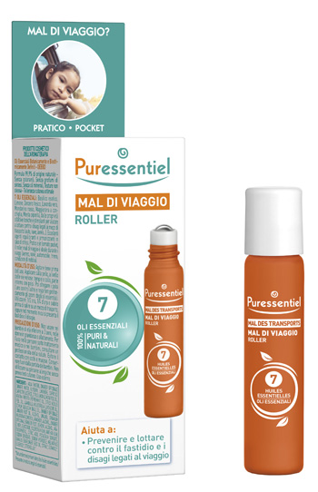 PURESSENTIEL ROLLER MAL DI VIAGGIO 7 OLI ESSENZIALE 5 ML - farmasconti.eu