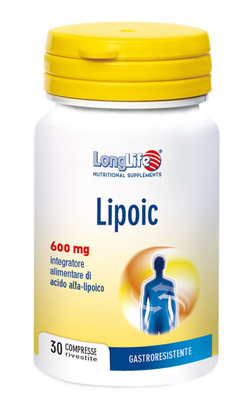 LONGLIFE LIPOIC 600 MG 30 COMPRESSE RIVESTITE DA 870 MG - farmasconti.eu