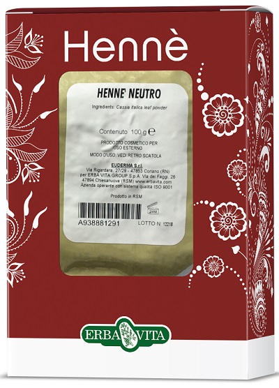 HENNE COLORANTE CAPELLI NEUTRO 100 G - farmasconti.eu