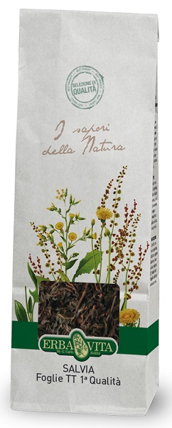 SALVIA TAGLIO TISANA PRIMA QUALITA' FOGLIE 100 G - farmasconti.eu