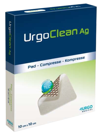 MEDICAZIONE TNT ASSORBENTE GELIFICANTE URGOCLEAN AG/SILVER 6X6CM 5 PEZZI - farmasconti.eu