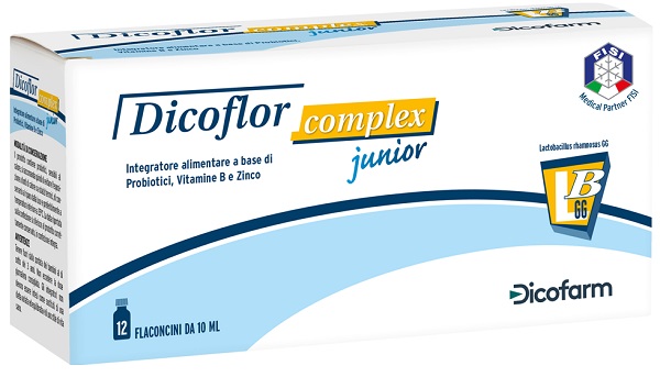 DICOFLOR COMPLEX JUNIOR 12 FLACONI DA 10 ML - farmasconti.eu