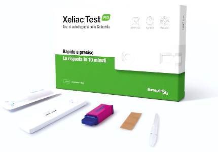 XELIAC TEST PRO DETERMINAZIONE ANTICORPI IGA E IGG ASSOCIATI ALLA MALATTIA CELIACA 1 PEZZO - farmasconti.eu