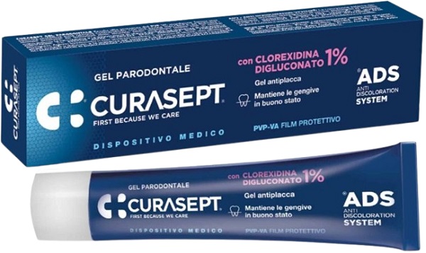 CURASEPT ADS GEL PARODONTALE CLOREXIDINA DIGLUCONATO 1% 30 ML - farmasconti.eu