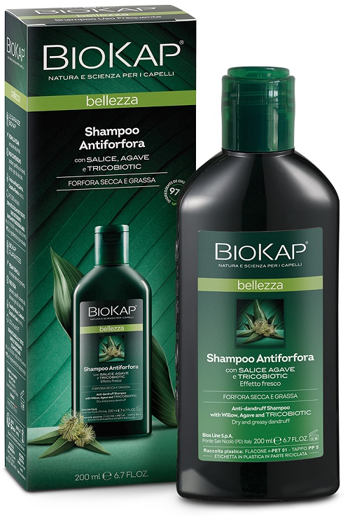 BIOKAP BELLEZZA SHAMPOO ANTIFORFORA CON TRICOBIOTIC 200 ML - farmasconti.eu