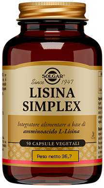 LISINA SIMPLEX 50 CAPSULE VEGETALI - farmasconti.eu