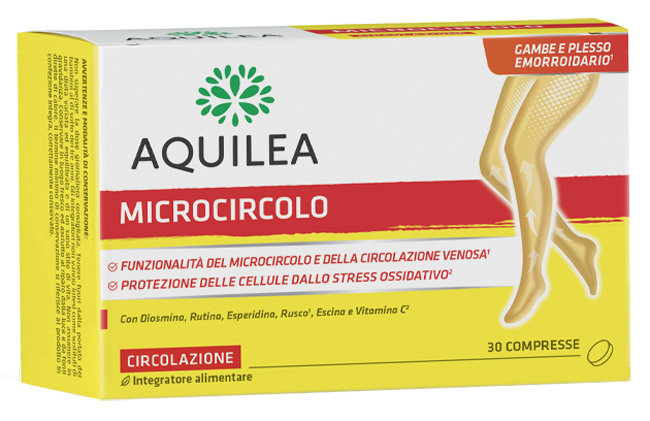 AQUILEA MICROCIRCOLO 30 COMPRESSE - farmasconti.eu