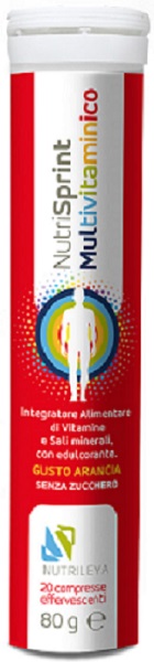NUTRISPRINT MULTIVITAMINICO 20 COMPRESSE EFFERVESCENTI 80 G SENZA ZUCCHERO - farmasconti.eu