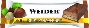 WEIDER FITNESS BARRETTA HAZELNUT 36 G - farmasconti.eu